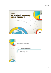 Bài giảng Chương 2 - Lý thuyết thương mại - Quản trị kinh doanh | Trường Đại học Kinh tế, Đại học Huế