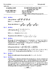 Đề tuyển sinh lớp 10 môn Toán (chuyên) năm 2025 – 2026 sở GD&ĐT Bạc Liêu