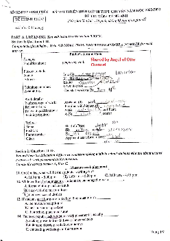 Đề thi tuyển sinh vào lớp 10 THPT Chuyên Vĩnh Phúc môn Tiếng Anh (Chuyên) năm học 2022-2023