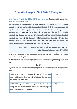 Soạn bài Thực hành tiếng Việt trang 15 | SGK Ngữ Văn 9 Chân trời sáng tạo (Tập 2)