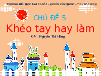 Giáo án điện tử Mĩ Thuật 1 Chủ Đề 5 Kết nối tri thức: Mâm ngũ quả