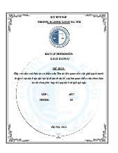 Bài tập nhóm Nghiên cứu bản án sơ thẩm môn Luật dân sự Việt Nam | Trường Đại học Luật Hà Nội