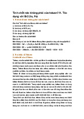 Tính chất nào không phải của toluen? A. Tác dụng với Br2 (to, Fe)