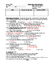 Đề thi giữa học kỳ 1 môn Lịch sử & Địa Lý lớp 6 năm học 2024 - 2025 - Đề số 1 | Bộ sách Chân trời sáng tạo