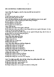 Top 105 câu hỏi trắc nghiệm khách quan - Triết học Mác - Lênin | Trường Đại học Vinh