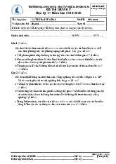Đề thi giữa HKI học phần Vật lý đại cương 1 (Cơ và Nhiệt) năm 2024 - 2025 | Trường Đại học Khoa học tự nhiên, Đại học Quốc gia Thành phố Hồ Chí Minh