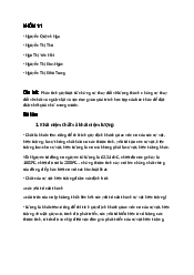 Bài tập nhóm Câu hỏi ôn tập triết - Triết học Mác-Lê nin | Trường Đại học Tài nguyên và Môi trường Hà Nội