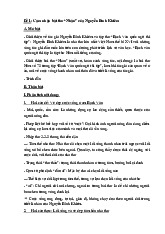 Đề 1: Cảm Nhận Bài Thơ "Nhàn" Của Nguyễn Bỉnh Khiêm