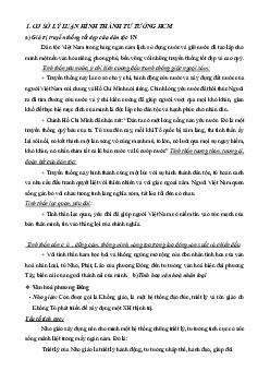 Đề cương Tư tưởng Hồ Chí Minh