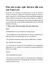 Phân tích truyện ngắn Gió lạnh đầu mùa của Thạch Lam | Ngữ văn 8