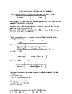 Kỹ thuật chia mạng con - Nhập môn mạng máy tính | Trường Đại học CNTT Thành Phố Hồ Chí Minh