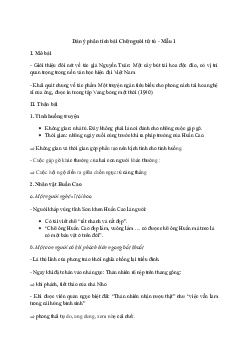 Ngữ văn 10 Dàn ý phân tích bài Chữ người tử tù (5 Mẫu) | Kết Nối Tri Thức