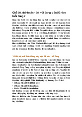 Chế độ, chính sách đối với đảng viên 50 năm tuổi đảng?