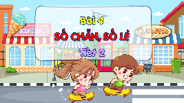 Giáo án điện tử Toán 4 Bài 4 Cánh diều: Số chẳn, số lẻ (tiết 2)