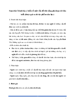 Soạn bài: Trình bày ý kiến về một vấn đề đời sống phù hợp với lứa tuổi Ngữ Văn 8 | Kết nối tri thức