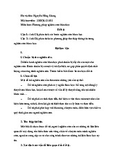 Bài làm final exam môn Phương pháp nghiên cứu khoa học | Đại học kinh tế quốc dân