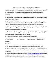 Đề thi khảo sát môn tiếng Anh lớp 12 Sở GD Hà Nội năm 2025