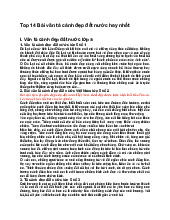 Top 14 Bài văn tả cảnh đẹp đất nước hay nhất - Tiếng việt 3