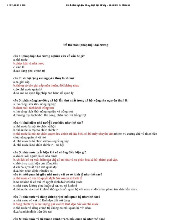 Trắc nghiệm môn Pháp luật đại cương| Trường Đại học Ngoại Thương