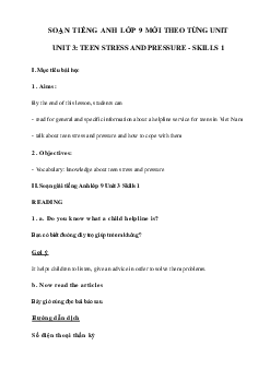 Unit 3 lớp 9 Skills 1