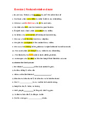 Bài tập: Mệnh đề quan hệ 2 | Đại học Tây Đô