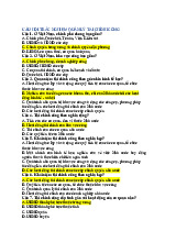 Câu hỏi trắc nghiệm môn Quản lý tài chính công | Đại học Lâm nghiệp