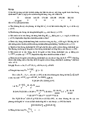 Bài tập Chương 4 - Xác suất thống kê | Trường Đại học Khoa học Tự nhiên, Đại học Quốc gia HCM