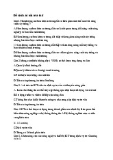 Đề thi trắc nghiệm môn Tin học đại cương  | Học viện Nông nghiệp Việt Nam