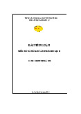 Tiểu luận Knbspdl - kĩ năng bán sản phẩm | Đại học Ngoại Ngữ - Tin học thành phố Hồ Chí Minh