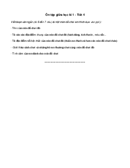 VBT Tiếng Việt 3 trang 47 Ôn tập giữa học kì 1 - Tiết 4 | Chân trời sáng tạo