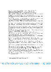 Đề cương môn Lịch sử văn minh thế giới   - trường đại học Khoa học xã hội và nhân văn – Đại học quốc gia Thành phố Hồ Chí Minh.