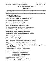 Bài tập thực hành Kiểm tra cơ sở dữ liệu phân tán môn Cơ sở dữ liệu phân tán | Trường Đại học Kinh Doanh và Công Nghệ Hà Nội