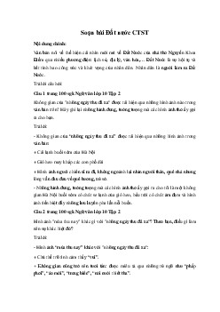 Soạn bài Đất nước CTST