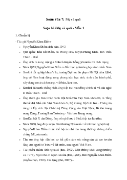 Mẹ và quả | Soạn văn 7 Cánh diều