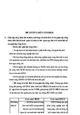 Đề cương ôn tập - Chủ nghĩa xã hội khoa học | Trường Đại học Kinh tế, Đại học Quốc gia Hà Nội