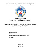 Kinh tế chính trị - Kinh tế Chính trị Mác-Lê Nin (KTCT01) | Đại học kinh tế quốc dân NEU