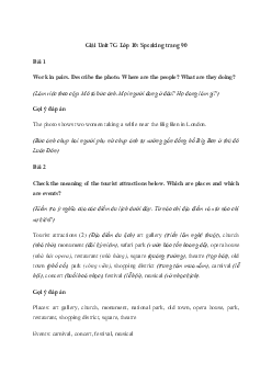 Giải Tiếng Anh 10 Unit 7: 7G Speaking | Friends global