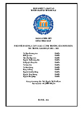 Phân Tích Cung Cầu và Giá Thị Trường Nước Rửa Tay | Bài thảo luận Kinh tế học vi mô