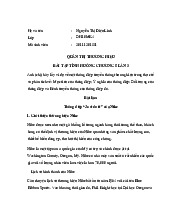 Bài Tập Tình Huống Chương 5 Môn Quản trị thương hiệu | Đại học Tài nguyên và Môi trường Hà Nội
