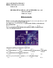 Đề cương giữa kỳ 2 Toán 10 năm 2024 – 2025 trường THPT Trần Quang Khải – BR VT
