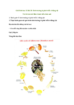 Bài 18: Sinh trưởng và phát triển ở động vật | Giải Sinh 11 Cánh diều