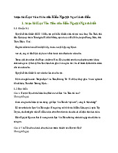 Soạn bài Lục Vân Tiên cứu Kiều Nguyệt Nga Cánh diều - Ngữ văn 9