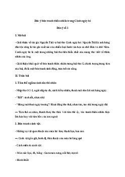 Cảm nhận về bức tranh thiên nhiên trong bài thơ Bảo kính cảnh giới (12 Mẫu) | Văn mẫu lớp 10 Kết Nối Tri Thức