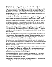 Tả cảnh tấp nập ở đường phố lúc tan tầm hoặc lúc đi làm | Tập làm văn 5 kết nối tri thức