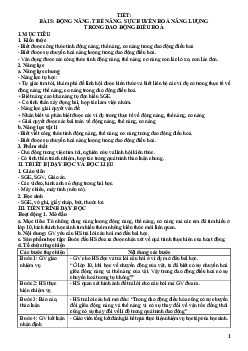 Bài 5: Động năng. Thế năng. Sự chuyển hoá năng lượng trong dao động điều hoà | Giáo án Vật Lí 11 Kết nối tri thức