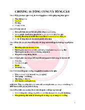 Đề cương môn Kinh tế chính trị Mac Lênin  - trường đại học kinh tế Quốc dân.