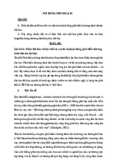 Bài Thu Hoạch Môn Phát triển chương trình giáo dục | Đại học Sư phạm Hà Nội 2