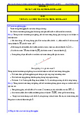 Các dạng bài tập vectơ và hệ tọa độ trong không gian Toán 12 CTST