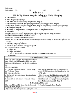 Giáo án sách kết nối tri thức môn GDCD 6 cả năm phương pháp mới-Bộ 2