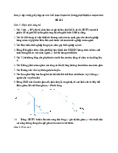 Gợi ý đáp án cho 2 đề tham khảo - Môn Kinh tế vĩ mô - Đại Học Kinh Tế - Đại học Đà Nẵng